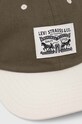 Levi's șapcă de baseball din bumbac 000A9.0002 verde AW24