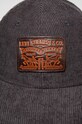 Вельветова кепка Levi's 000A9.0004 сірий AW24
