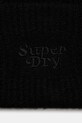 Akcesoria Superdry czapka z domieszką wełny Y9010185A.02A czarny