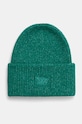 Čepice z vlněné směsi Superdry s příměsí vlny tyrkysová Y9010185A.GYJ