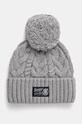 Шапка з домішкою вовни Superdry аплікація сірий Y9010189A.63Q