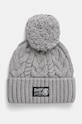 Superdry czapka z domieszką wełny z domieszką wełny szary Y9010189A.63Q