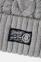 Akcesoria Superdry czapka z domieszką wełny Y9010189A.63Q szary