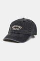 New Balance șapcă de baseball din bumbac bumbac negru LAH43014BK