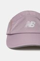 New Balance czapka z daszkiem LAH91003ICW fioletowy AW24