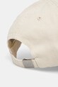 Akcesoria New Balance czapka z daszkiem bawełniana LAH91014LIN beżowy