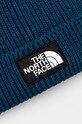 Akcesoria The North Face czapka TNF Logo Box Pom Beanie NF0A3FN31NO1 turkusowy