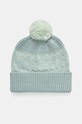 Čiapka The North Face Retro Cabin Beanie stredne hrubá tyrkysová NF0A88QW9BO1