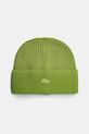 Bavlněná čepice Lacoste bavlna zelená RB3152