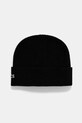 Vlnená čiapka a šál Lacoste RB5385 čierna AW24