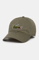 Кепка Lacoste бавовна зелений RK3186