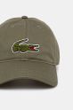 Lacoste czapka z daszkiem RK3186 zielony AW24