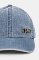 Michael Kors șapcă de baseball din denim UF4004DFAU albastru AW24