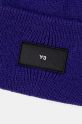 Аксесуари Шапка з домішкою вовни Y-3 CL Beanie JI9281 фіолетовий