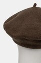Sisley beret wełniany 6GCVW41A4 zielony AW24