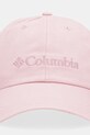 Columbia czapka z daszkiem bawełniana Provisions Ball Cap 2096351 różowy SS25