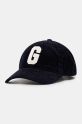 Gant cappello con visiera in velluto a coste cotone blu navy 9900251