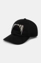 Rick Owens șapcă de baseball din bumbac Baseball Cap uni negru DA02D2478.DOEM10