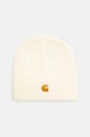Čepice Carhartt WIP Chase Beanie hladký béžová I026222.0SHXX