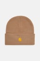 Carhartt WIP berretto Chase Beanie semplice beige I026222.2GQXX