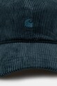 Вельветовая кепка Carhartt WIP Harlem Cap I026890.05BXX бирюзовый AW24