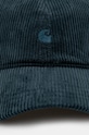 Carhartt WIP corduroy baseball cap Harlem Cap I026890.05BXX turquoise AW24