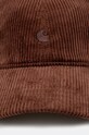 Carhartt WIP corduroy baseball cap Harlem Cap I026890.0EGXX brown AW24
