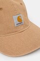 Akcesoria Carhartt WIP czapka z daszkiem bawełniana Icon Cap I033359.2FSXX zielony