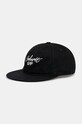 Carhartt WIP cotton baseball cap Signature Cap applique black I034036.K02XX