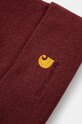 Шапка Carhartt WIP American Script Beanie I034235.2BYXX бордо AW24
