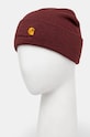 Αξεσουάρ Σκούφος Carhartt WIP American Script Beanie I034235.2BYXX μπορντό