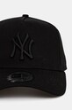 Bombažna bejzbolska kapa New Era NEW YORK YANKEES 60565173 črna AW24