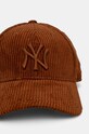 New Era cotton baseball cap NEW YORK YANKEES 60565330 brown AW24
