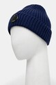 Akcesoria C.P. Company czapka wełniana Extra Fine Merino Wool Goggle Beanie 17CMAC272A005509A granatowy