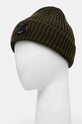 Doplňky Vlněná čepice C.P. Company Extra Fine Merino Wool Goggle Beanie 17CMAC272A005509A zelená