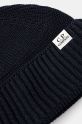 C.P. Company beanie Knit Cap In Re-Wool 17CMAC293A006595A navy AW24