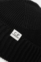 C.P. Company beanie Knit Cap In Re-Wool 17CMAC293A006595A black AW24
