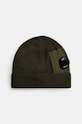 Вовняна шапка C.P. Company Knit Cap вовна зелений 17CMAC297A005509A
