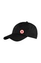 Kapa sa šiltom Fjallraven Fjällräven Logo Cap natpis crna F13100181.550