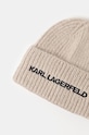Аксессуары Шерстяная шапка Karl Lagerfeld 246W3411 бежевый
