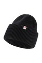 Шерстяная шапка Fjallraven Heavy Beanie плотний чёрный F12100006.550