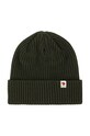 Шапка Fjallraven Rib Hat гладкий зелёный F13100184.662