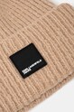 Akcesoria Karl Lagerfeld Jeans czapka z domieszką wełny 246D3404 beżowy