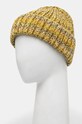 Akcesoria Aries czapka z domieszką wełny Rib Knit Space Dye Beanie AR9001502 zielony