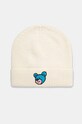 Vlnená čiapka Inbetweeners vlna béžová F4TWUAHT004
