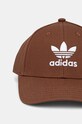 adidas Originals șapcă de baseball din bumbac IX7572 maro AW24