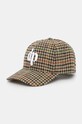 DARKPARK wool blend baseball cap English Shetland all-over print beige UHT01.FAW07.8586