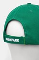 DARKPARK șapcă de baseball din bumbac Logo Embroidered verde UHT01.AFA02.6001