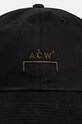 Бавовняна бейсболка A-COLD-WALL* Core ACWUA210 чорний AW24