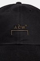 A-COLD-WALL* czapka z daszkiem bawełniana Core ACWUA210 czarny AW24